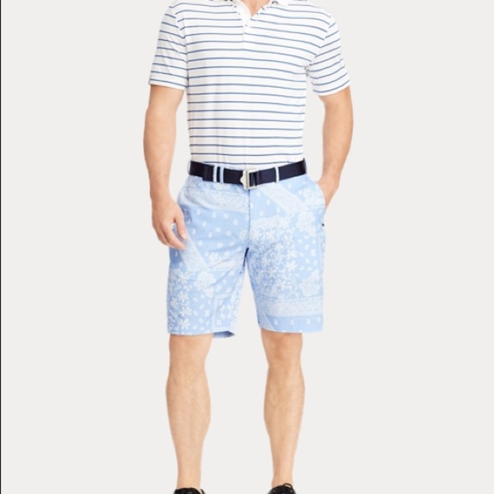 RLX Ralph Lauren Shorts Bandana NWT Golf